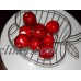 Apple Shaped Metal Centerpiece Fruit Kitchen & Fake Red Apples kitchen decor   292665475600
